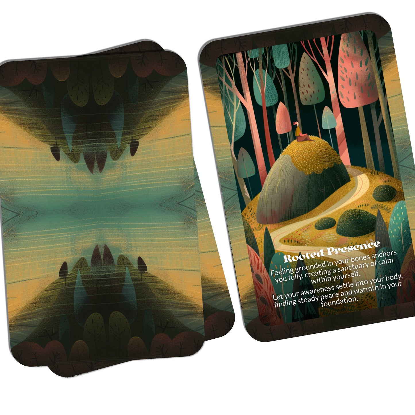 Warm Bones – An Embodied Comfort Oracle Deck – 22 Oracle Cards – Safety that Lives in Your Skin