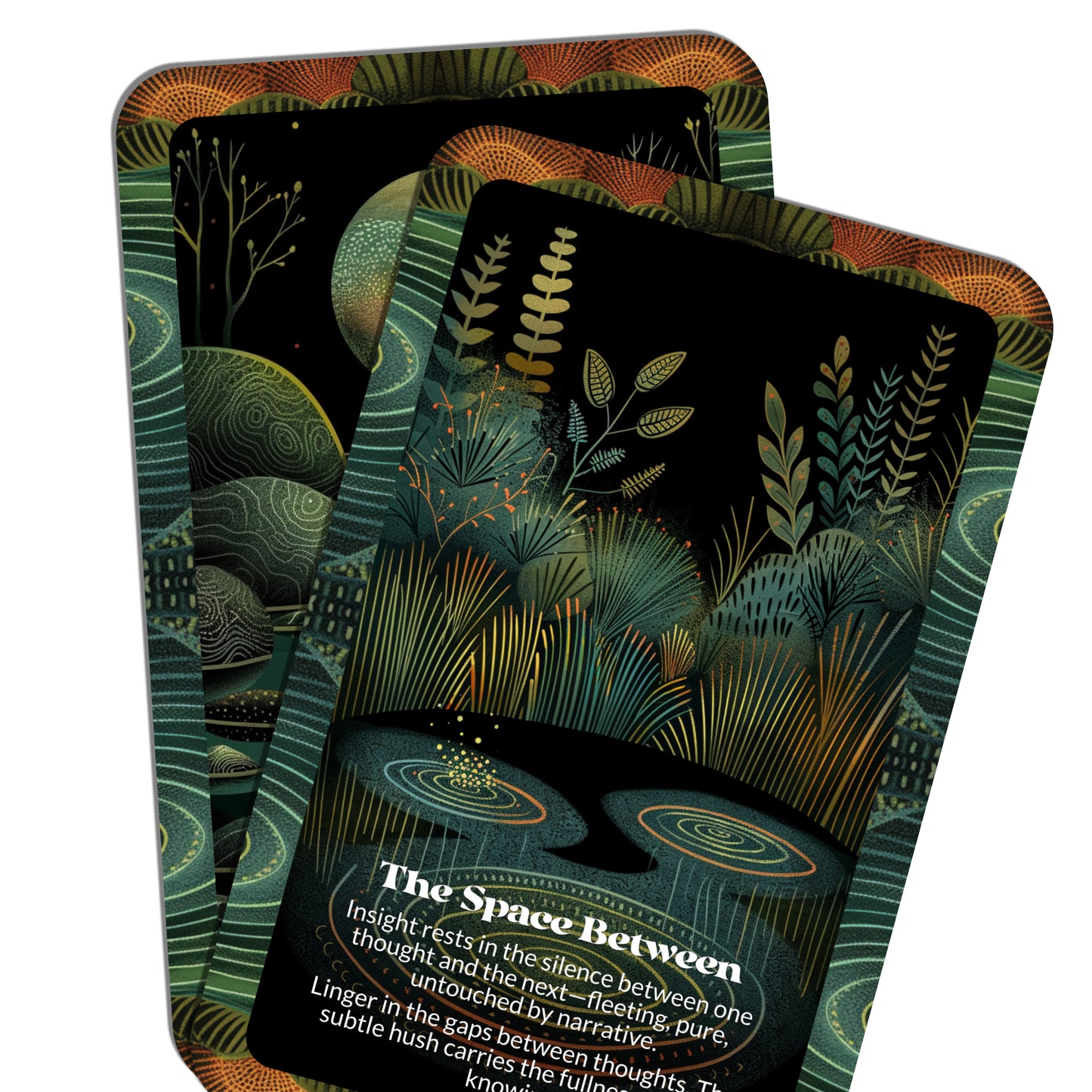 Between Thoughts – A Mindful Awareness Oracle Deck – 22 Oracle Cards – Witness the Silence Between Moments