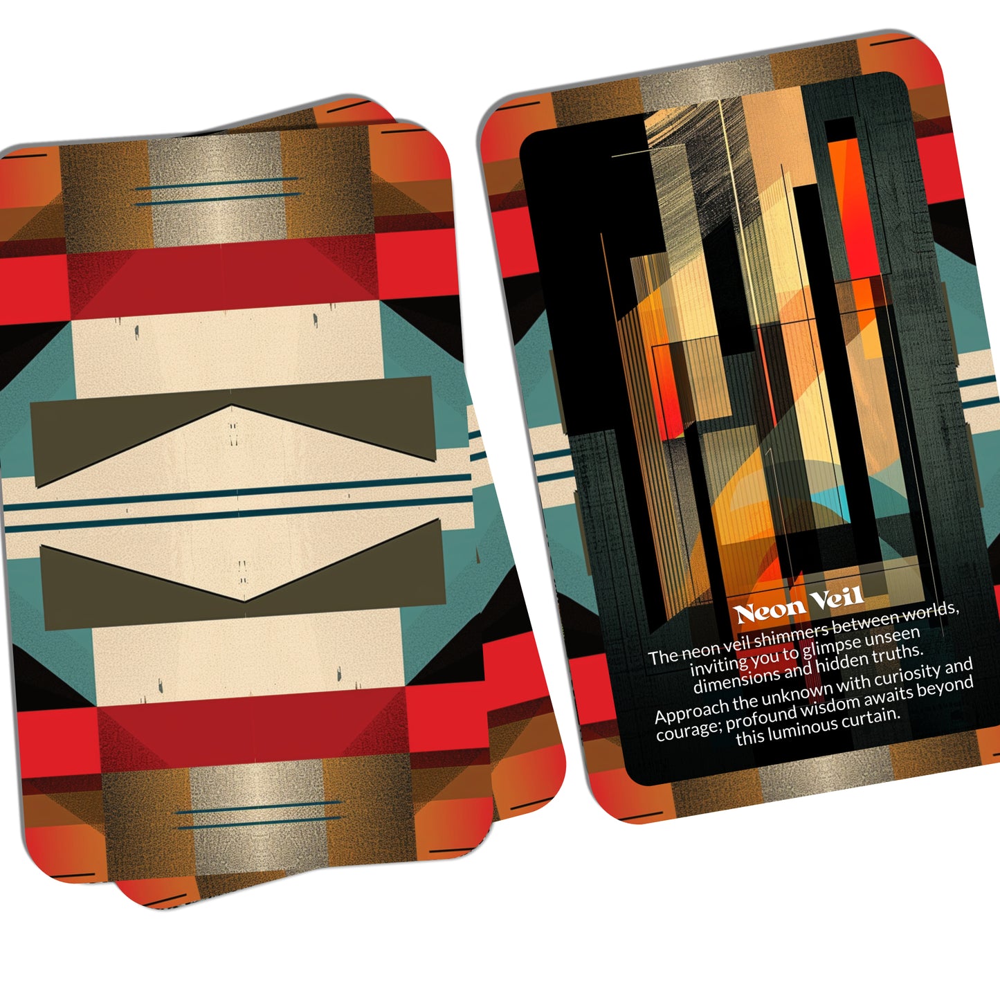 Neon Spirit – A High-Frequency Awakening Oracle Deck – 22 Oracle Cards – Flash Awake in Electric Glow