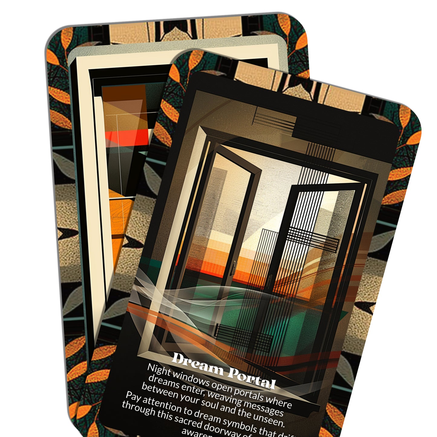 Night Windows – A Nocturnal Insight Oracle Deck – 22 Oracle Cards – Glimpse Truth Through Midnight Glass