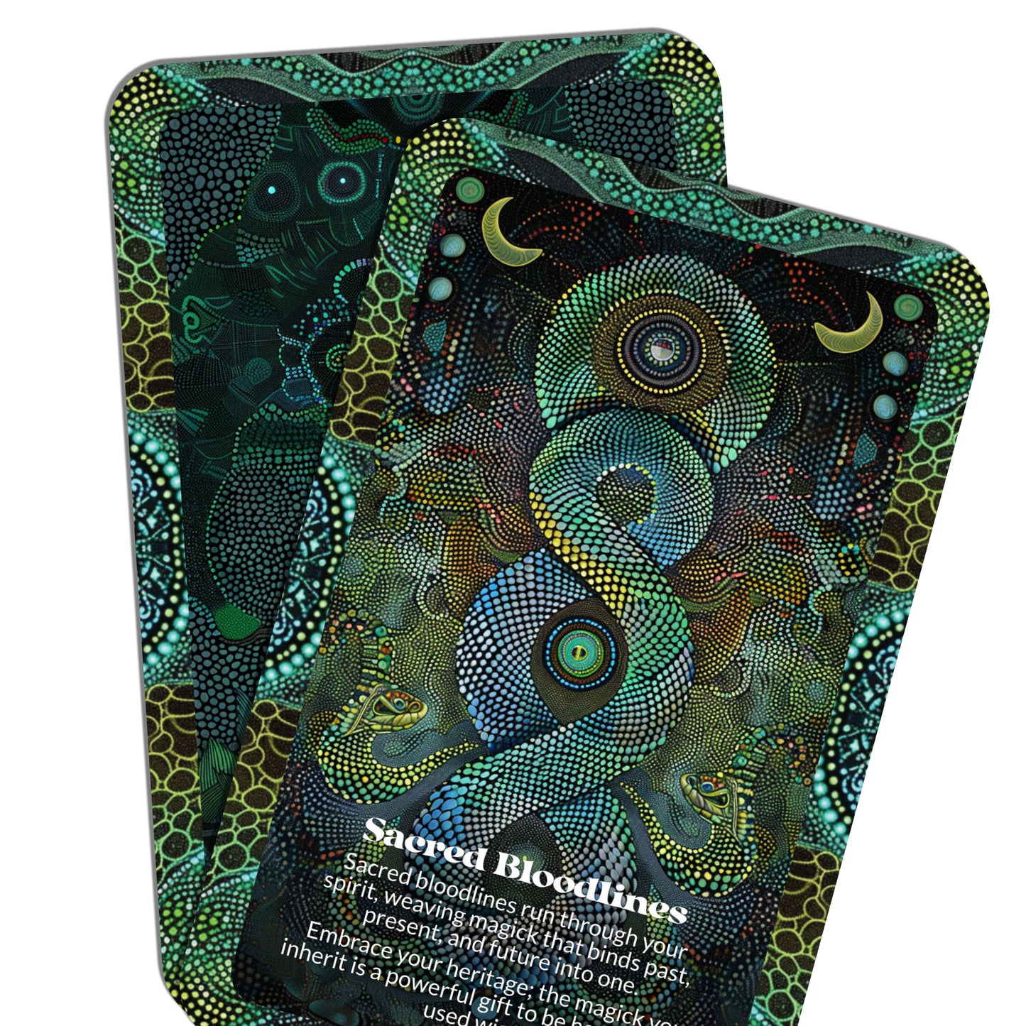 Witch Lines – An Ancestral Magick Oracle Deck – 22 Oracle Cards – The Bloodline is a Spell in Motion