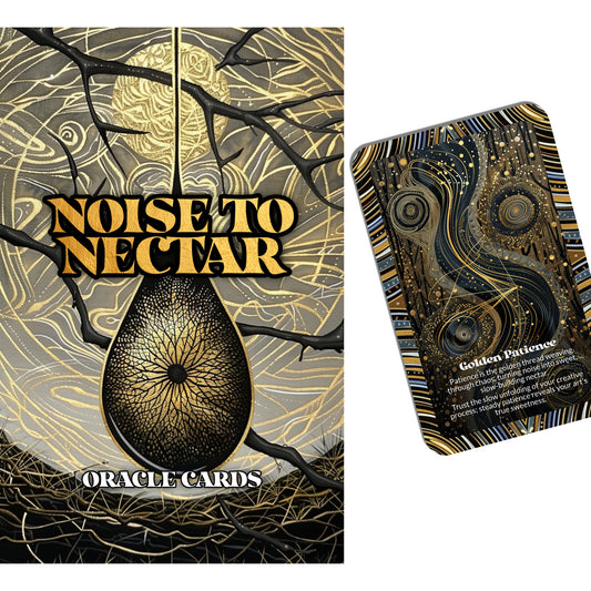 Noise to Nectar – An Artistic Alchemy Oracle Deck – 22 Oracle Cards – Turn Creative Chaos into Gold