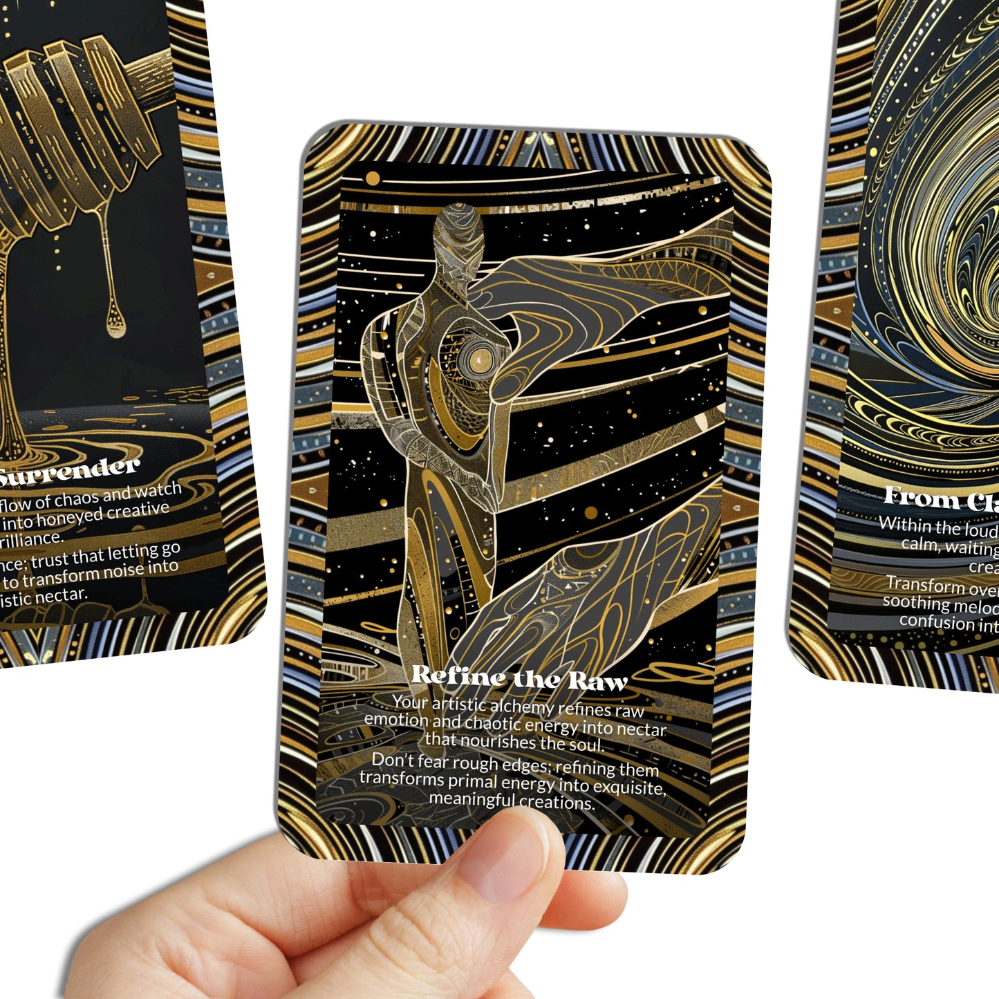 Noise to Nectar – An Artistic Alchemy Oracle Deck – 22 Oracle Cards – Turn Creative Chaos into Gold