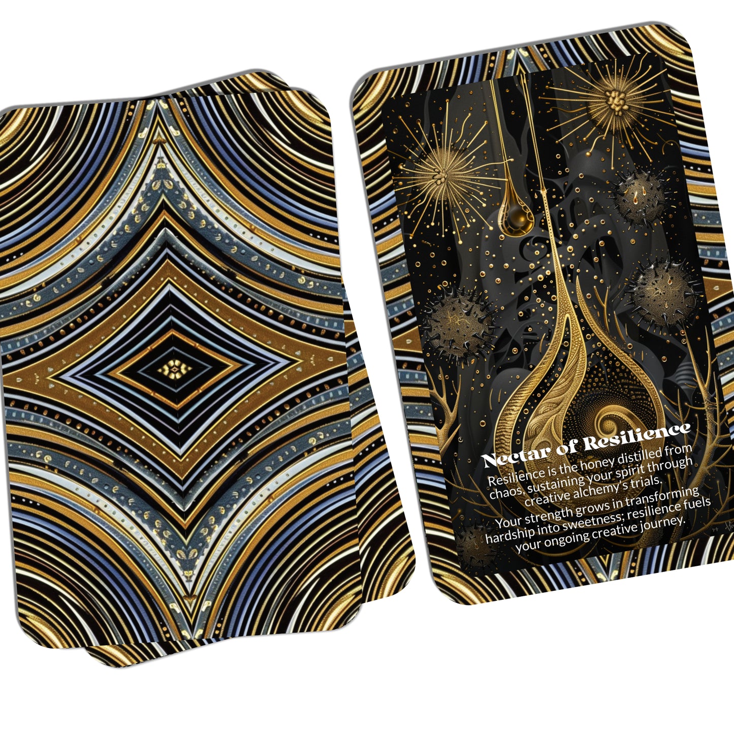 Noise to Nectar – An Artistic Alchemy Oracle Deck – 22 Oracle Cards – Turn Creative Chaos into Gold