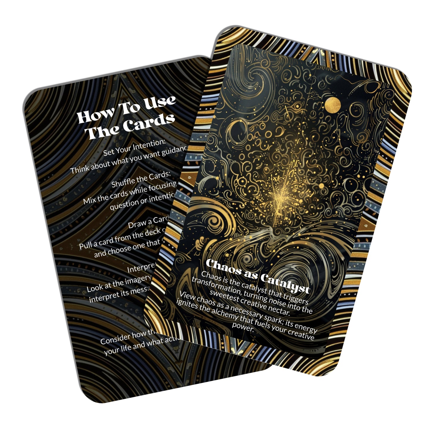 Noise to Nectar – An Artistic Alchemy Oracle Deck – 22 Oracle Cards – Turn Creative Chaos into Gold