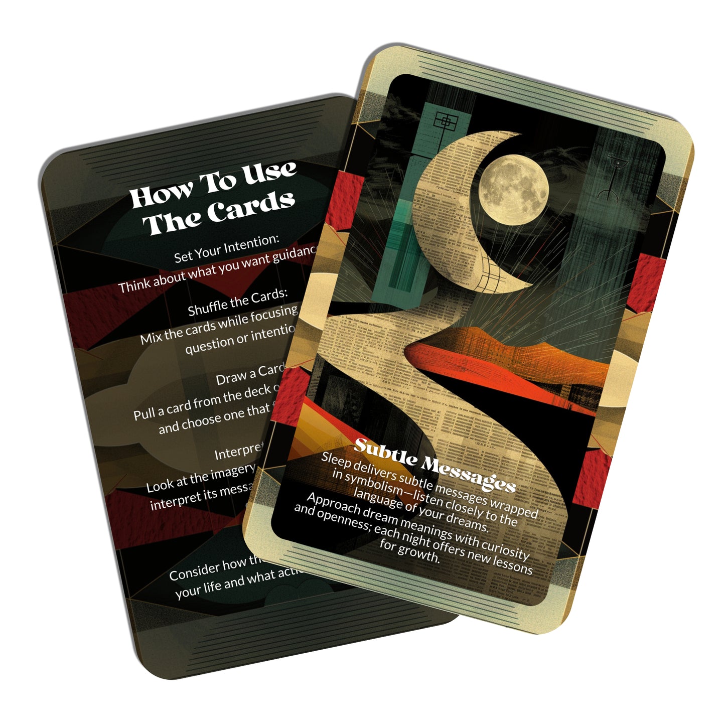 Sleep Like Smoke – A Dream Wisdom Oracle Deck – 22 Oracle Cards – Drift Softly Into the Knowing