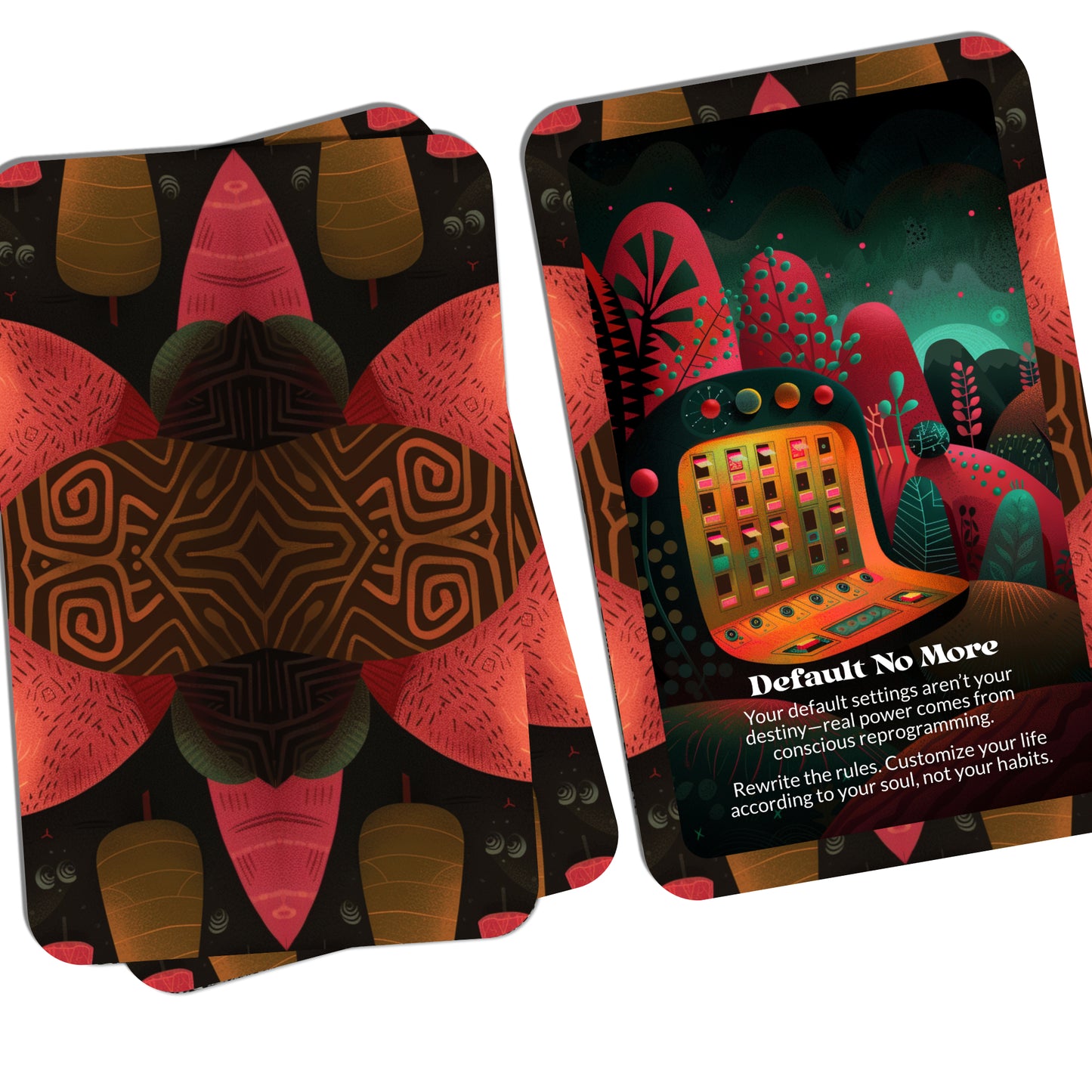 Pattern Break – A Life Disruption Oracle Deck – 22 Oracle Cards – When the Cycle Cracks, Step Through