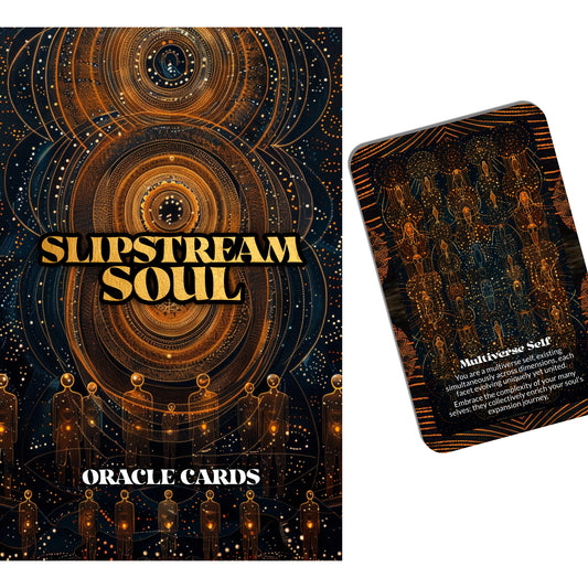 Slipstream Soul – A Soul Expansion Oracle Deck – 22 Oracle Cards – Flow Into Your Infinite Essence