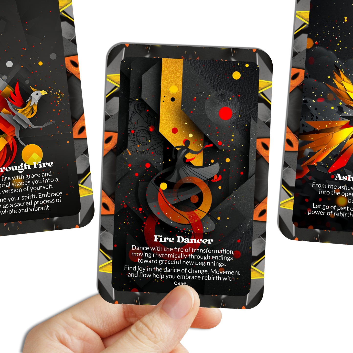 Phoenix Hours – A Rebirth Oracle Deck – 22 Oracle Cards – Burn Through Time, Rise on New Wings