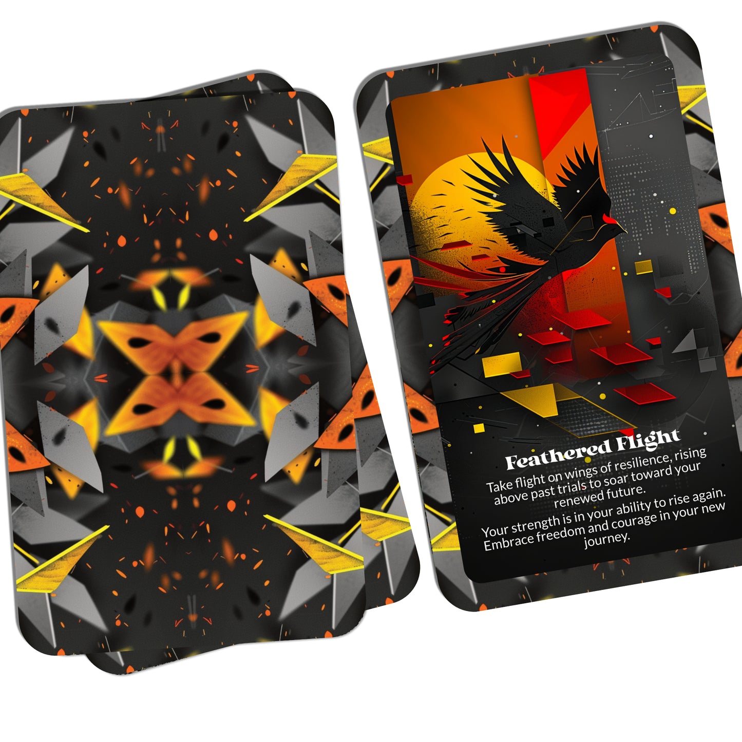 Phoenix Hours – A Rebirth Oracle Deck – 22 Oracle Cards – Burn Through Time, Rise on New Wings