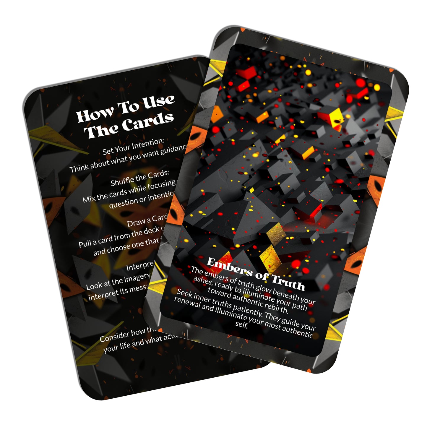 Phoenix Hours – A Rebirth Oracle Deck – 22 Oracle Cards – Burn Through Time, Rise on New Wings