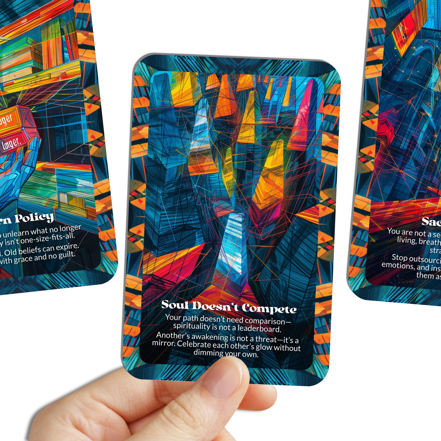 Post-Spiritual – A Modern Mystic Oracle Deck – 22 Oracle Cards – Spirit After the Hashtags Fade