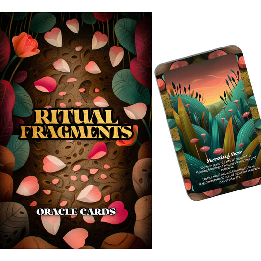 Ritual Fragments – An Everyday Magic Oracle Deck – 22 Oracle Cards – Gather the Pieces of the Sacred