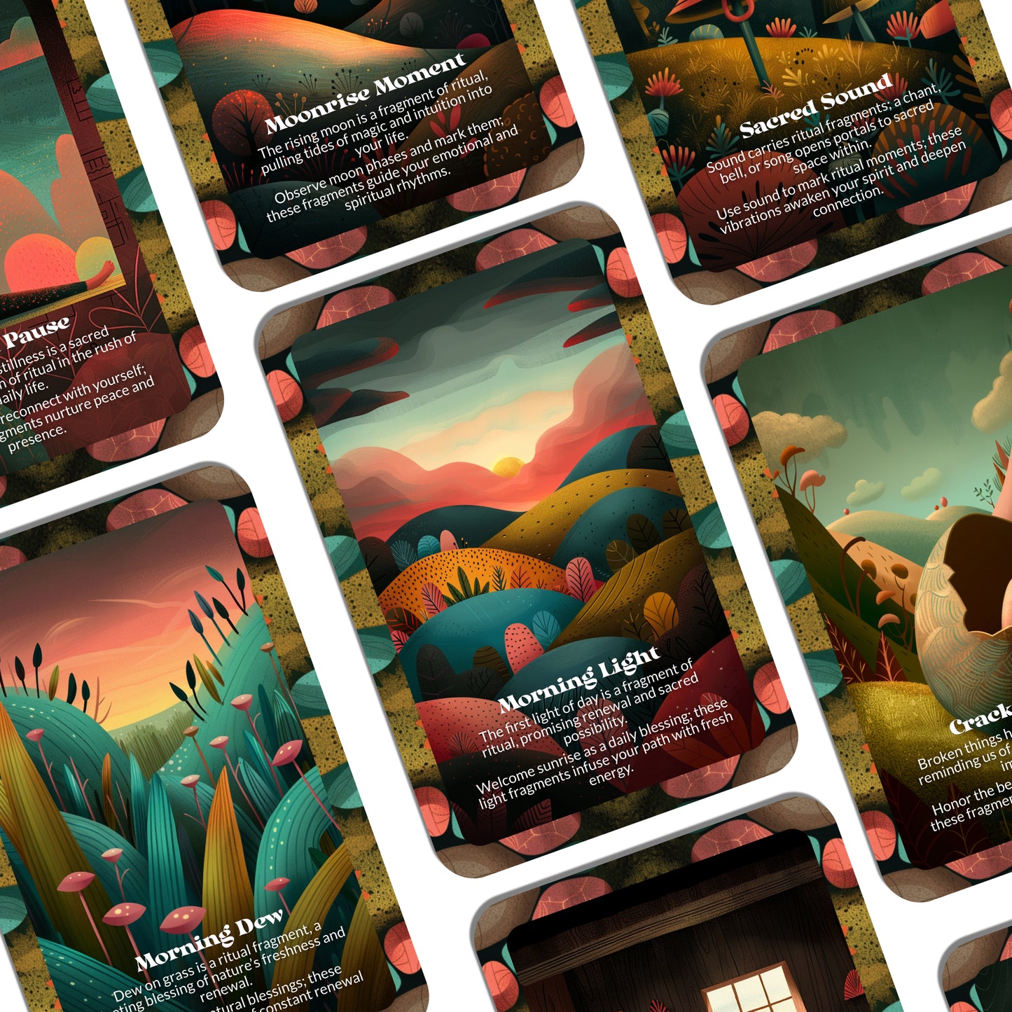 Ritual Fragments – An Everyday Magic Oracle Deck – 22 Oracle Cards – Gather the Pieces of the Sacred