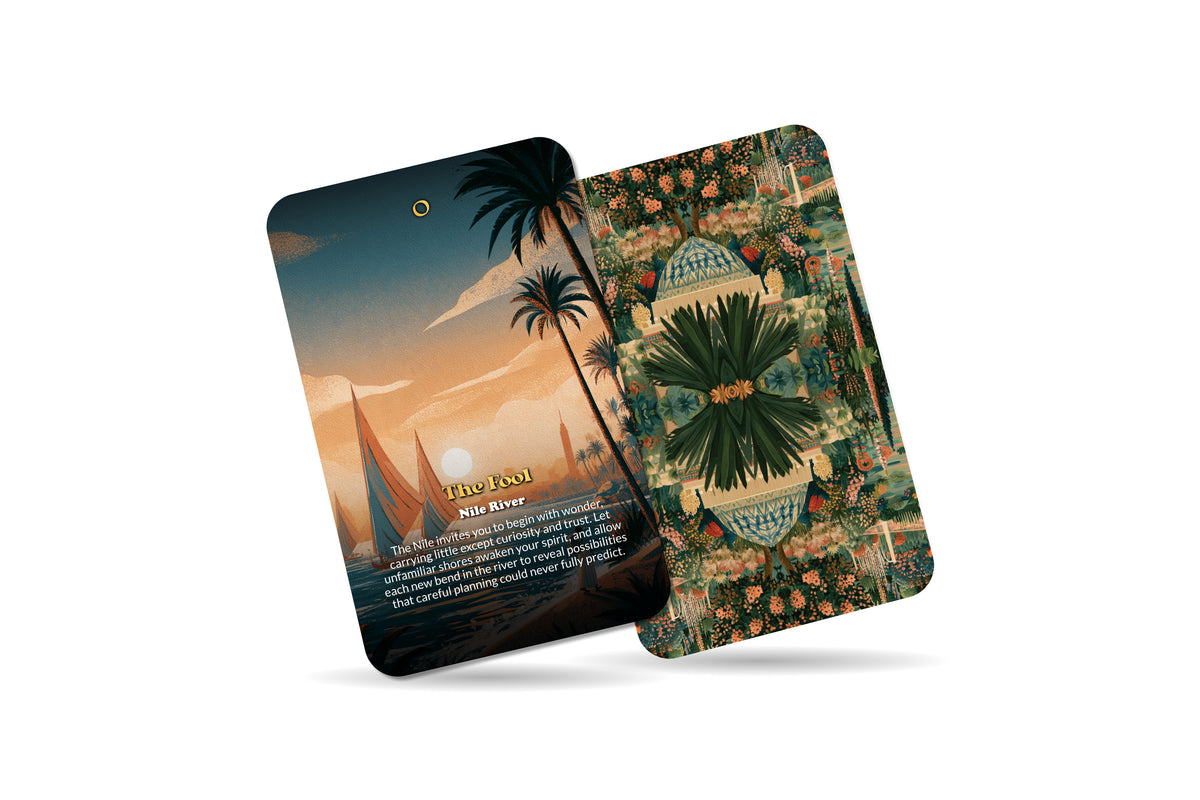 The Tarot of Cairo – An Ancient Egyptian Tarot Deck – 22 Tarot Cards – Mysteries of the Nile and the Pharaohs