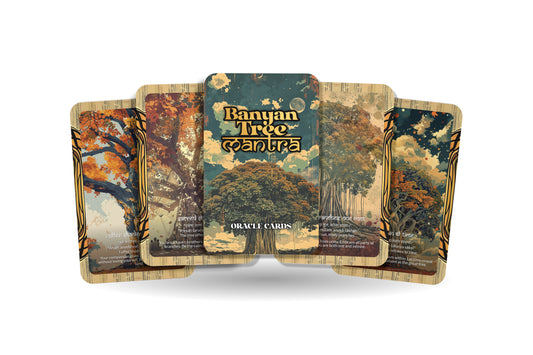 Banyan Tree Mantra – A Sacred Tree Oracle Deck – 22 Oracle Cards – Rooted in Eternal Wisdom