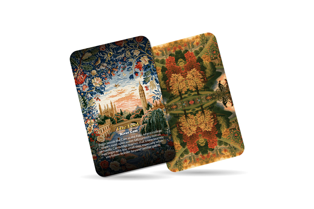 The Tarot of Cambridge – An Academic Wisdom Tarot Deck – 22 Tarot Cards – Ancient Colleges and Intellectual Discovery