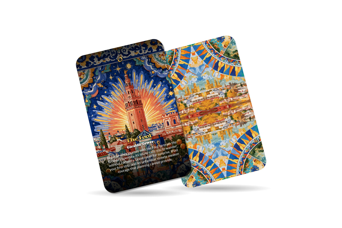 The Tarot of Seville – An Andalusian Spirit Tarot Deck – 22 Tarot Cards – Flamenco, Moorish Heritage, and Passion