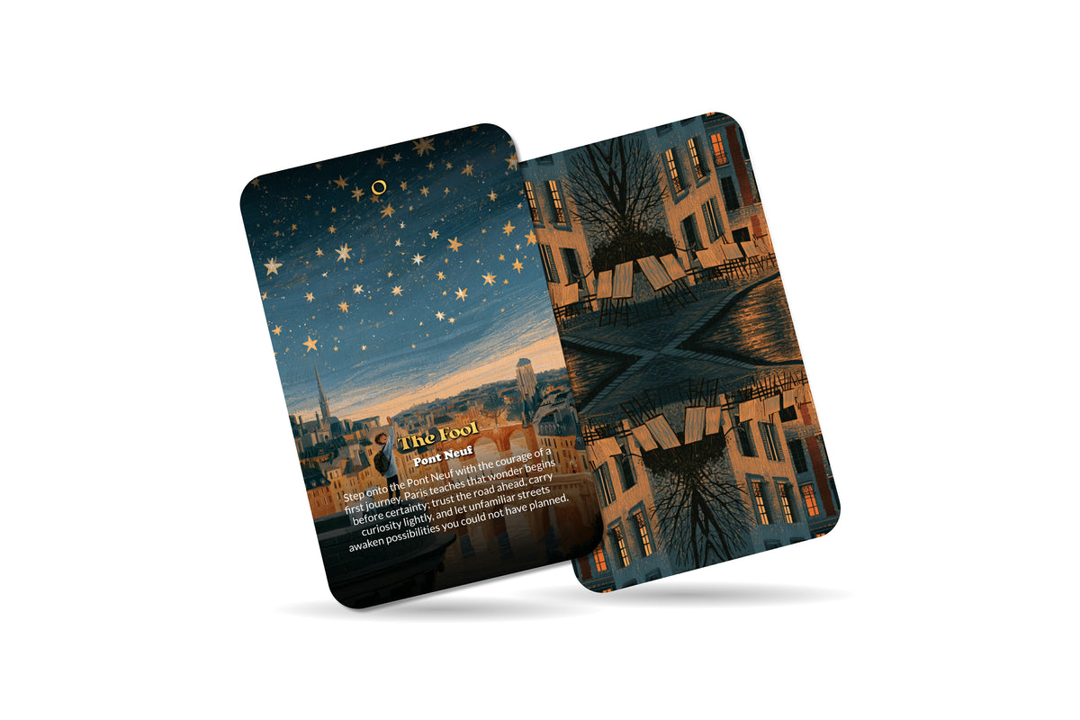 The Tarot of Paris – A French Mysticism Tarot Deck – 22 Tarot Cards – Art, Romance, and the Spirit of the Seine