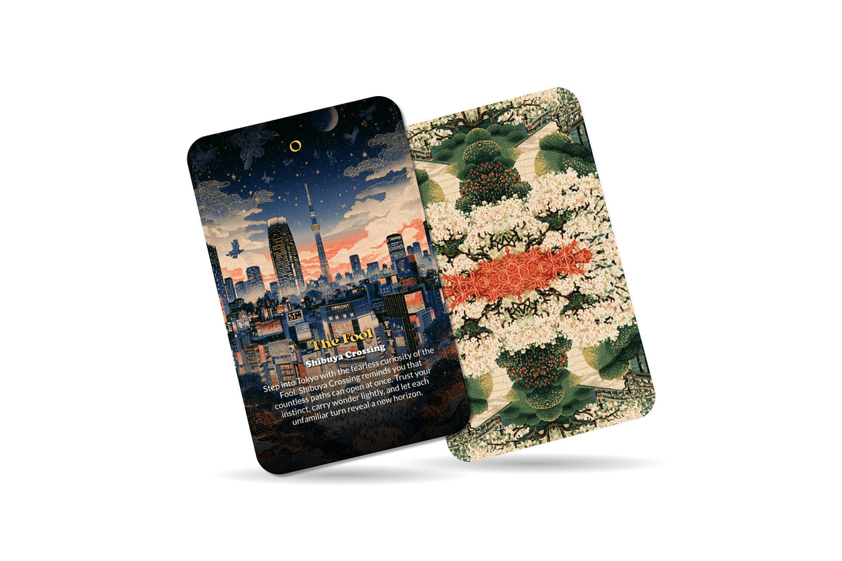 The Tarot of Tokyo – A Japanese Future Tarot Deck – 22 Tarot Cards – Ancient Traditions and Modern Energy