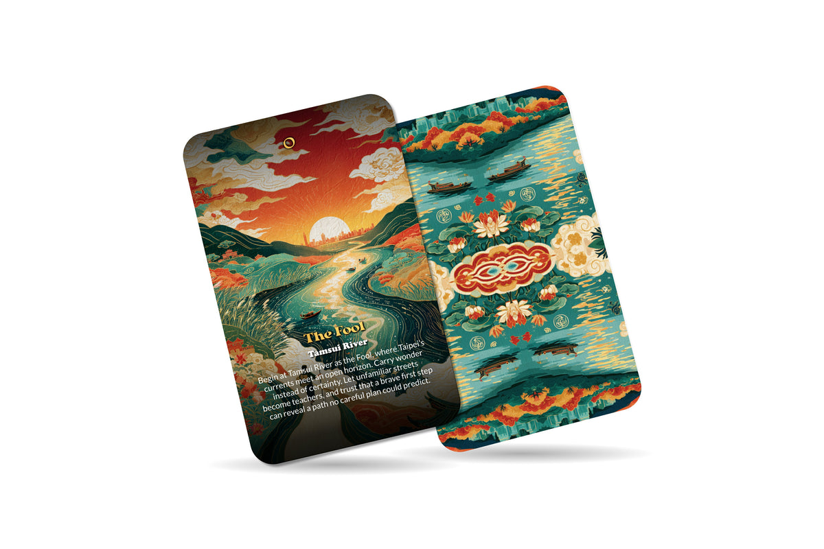 The Tarot of Taipei – A Taiwanese Mountain Tarot Deck – 22 Tarot Cards – Temples, Tea, and Island Mysticism