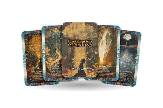 Purification Mantra – A Soul Detox Oracle Deck – 22 Oracle Cards – Cleansing Mind, Body, Spirit
