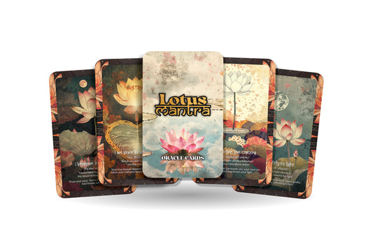 Lotus Mantra – A Spiritual Growth Oracle Deck – 22 Oracle Cards – Rising Through Sacred Mud