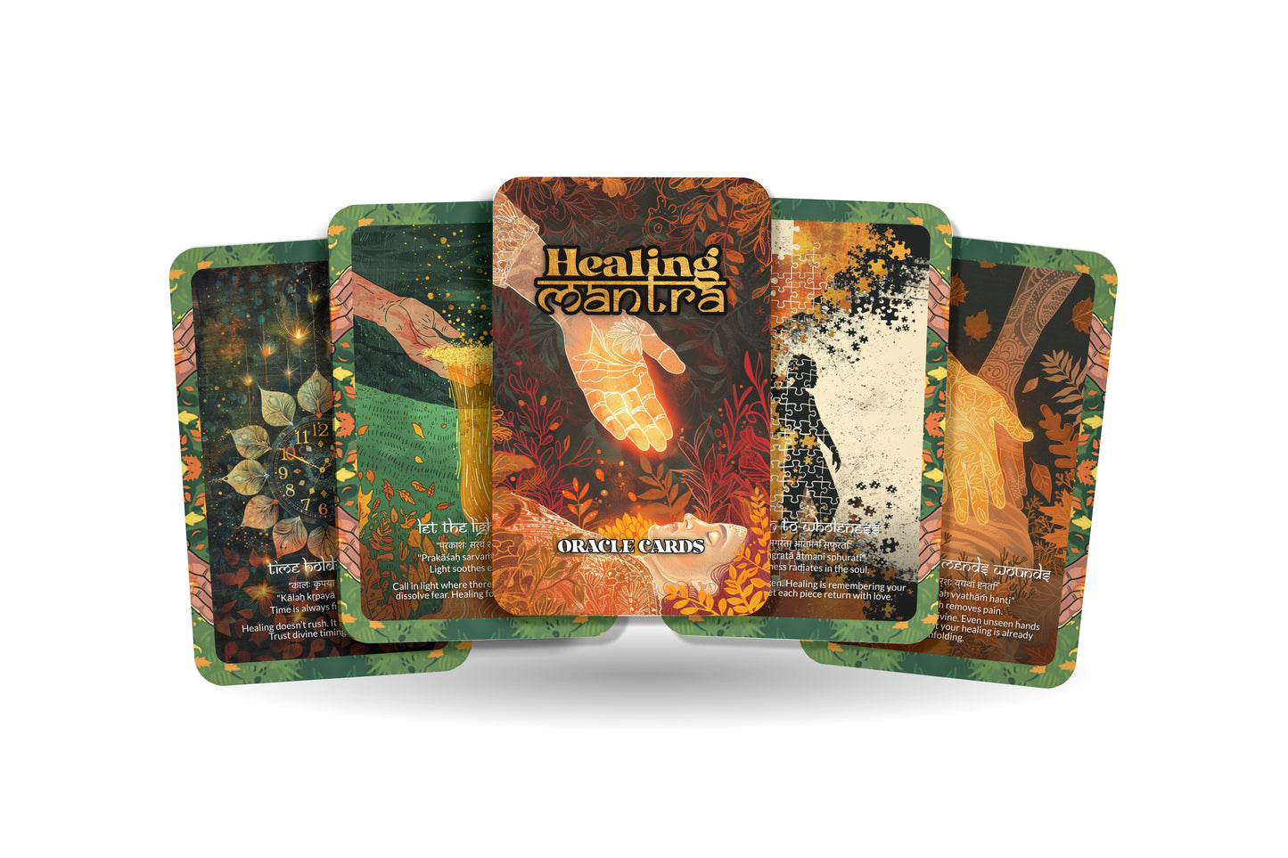 Healing Mantra – A Restoration Oracle Deck – 22 Oracle Cards – Returning to Wholeness
