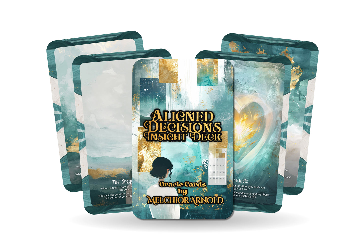 Aligned Decisions Insight Deck – Tune Into Inner Clarity – Make Empowered Choices 22-Card Deck