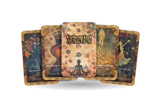 Celestial Mantra – A Cosmic Light Oracle Deck – 22 Oracle Cards – Messages from the Star Realms