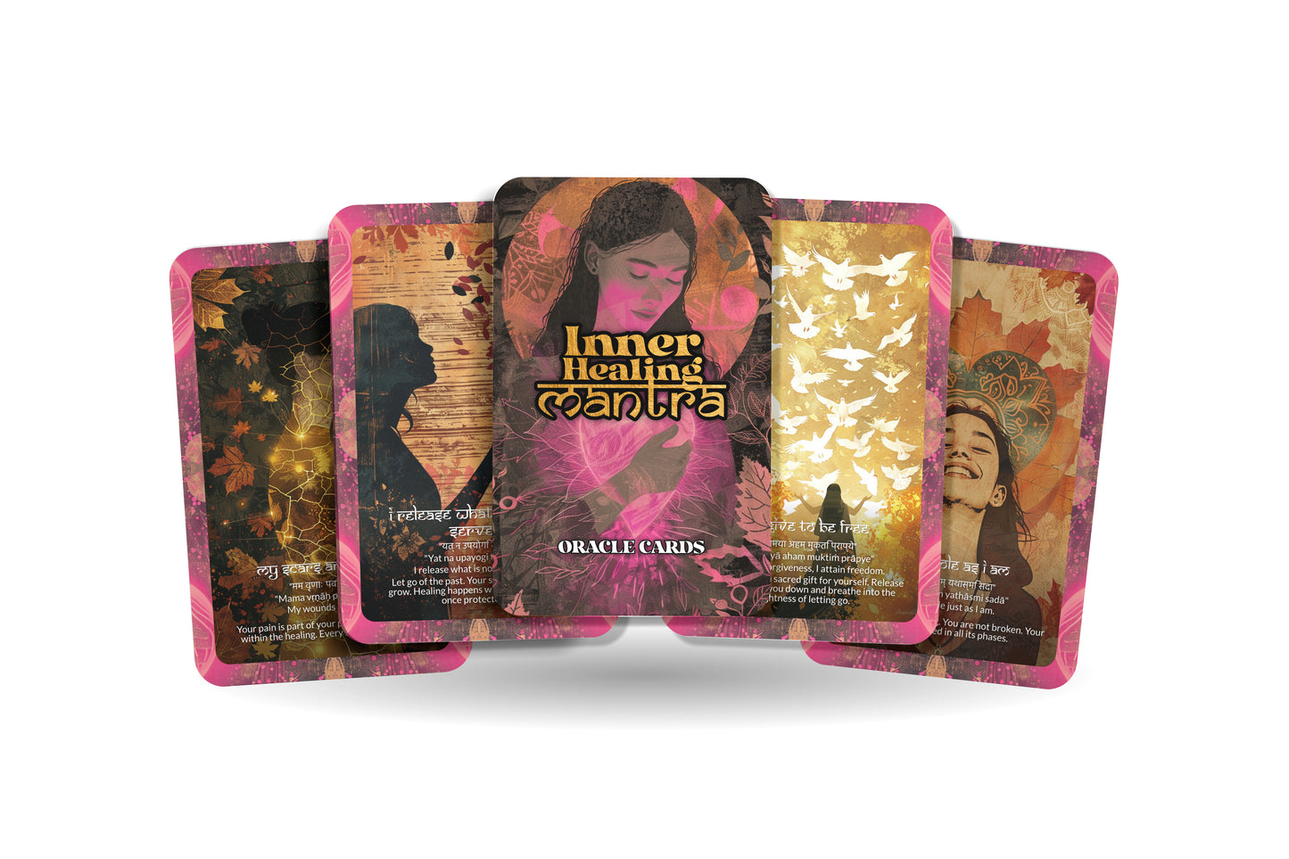 Inner Healing Mantra – A Self-Reclamation Oracle Deck – 22 Oracle Cards – Awakening the Healer Within