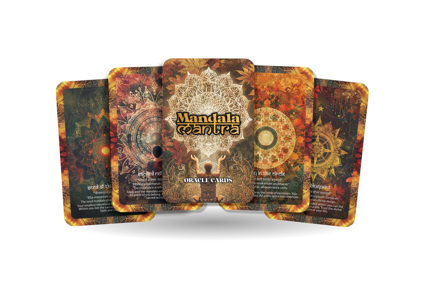 Mandala Mantra – A Sacred Geometry Oracle Deck – 22 Oracle Cards – Patterns of the Infinite