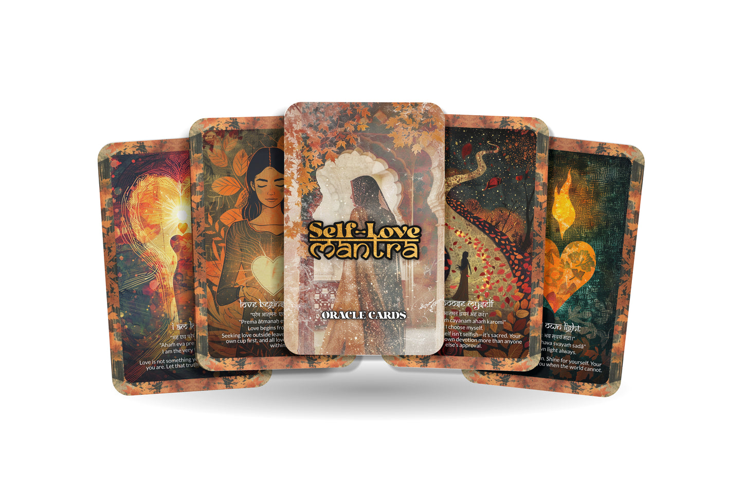 Self-Love Mantra – A Worthiness Oracle Deck – 22 Oracle Cards – Embracing the Beauty Within