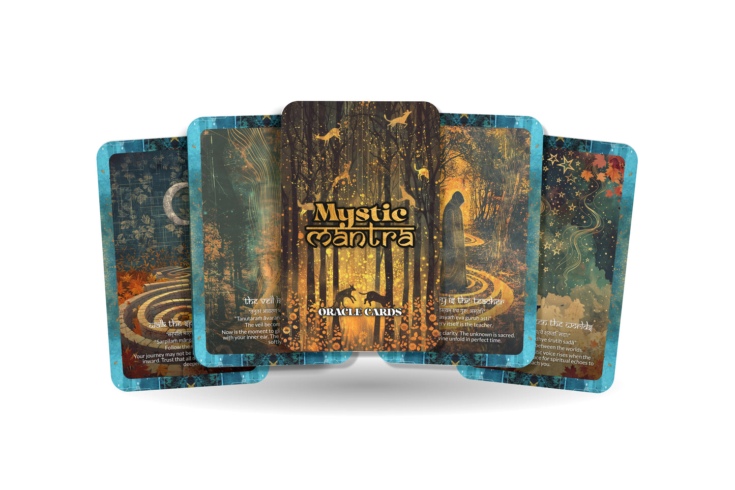 Mystic Mantra – A Spirit Whisper Oracle Deck – 22 Oracle Cards – Deep Wisdom from Beyond the Veil