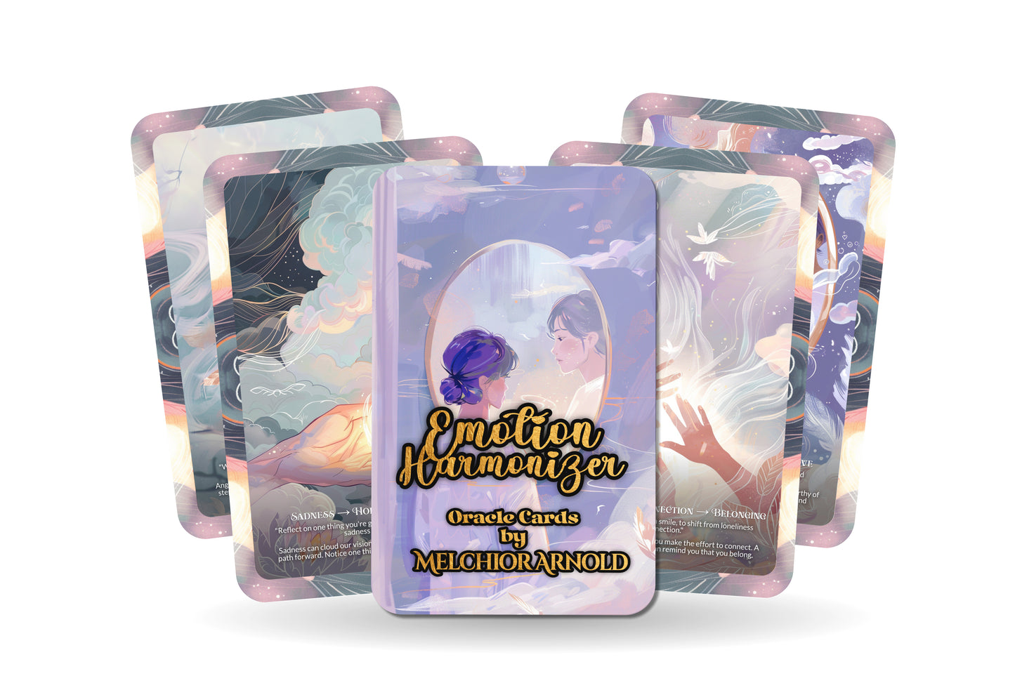 Emotion Harmonizer Cards – Balance Your Feelings – Emotional Awareness & Healing 22-Card Deck