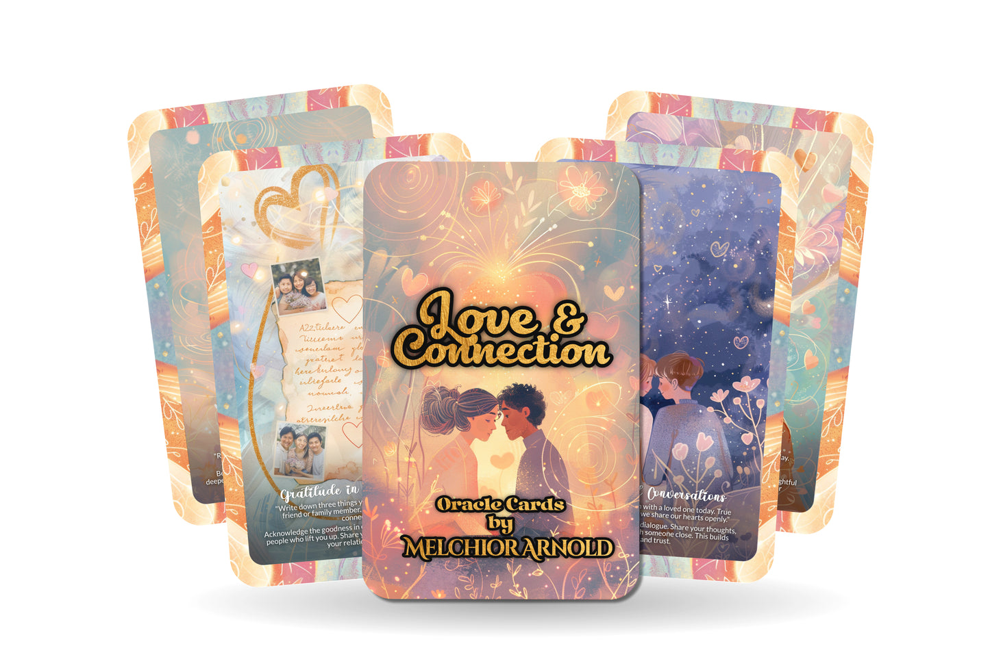 Love & Connection Oracle – Deepen Romantic Bonds – Heartfelt Wisdom & Spiritual Love 22-Card Deck