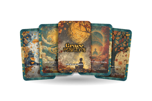 Grace Mantra – A Divine Flow Oracle Deck – 22 Oracle Cards – Moving with Sacred Elegance