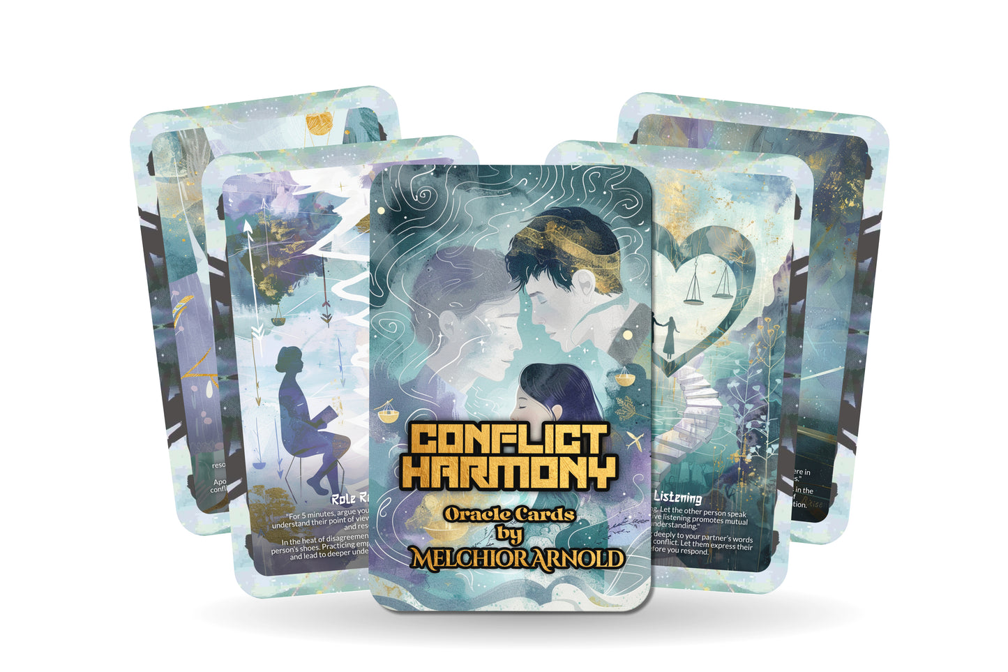 Conflict Harmony Cards – Turn Tension Into Understanding – Tools for Peaceful Communication 22-Card Deck