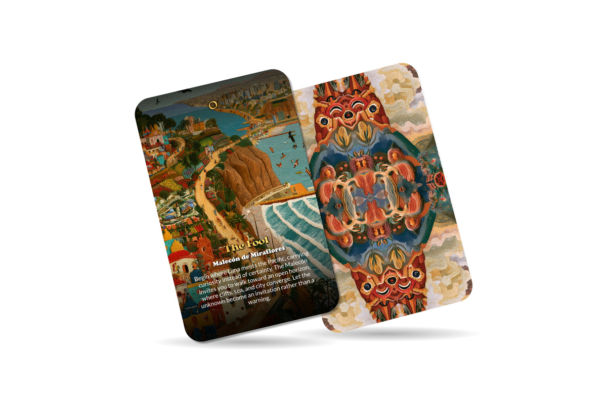 The Tarot of Lima – A Peruvian Heritage Tarot Deck – 22 Tarot Cards – Coastal Mysteries and Andean Ancestral Wisdom