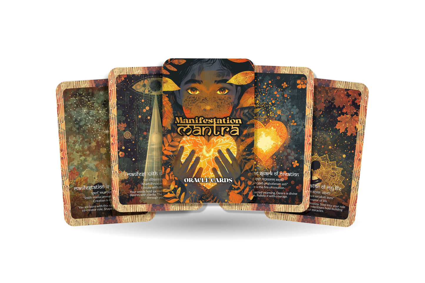 Manifestation Mantra – A Creation Oracle Deck – 22 Oracle Cards – Calling Dreams into Reality