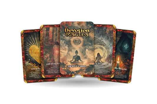 Devotion Mantra – A Sacred Heart Oracle Deck – 22 Oracle Cards – Love as a Spiritual Offering