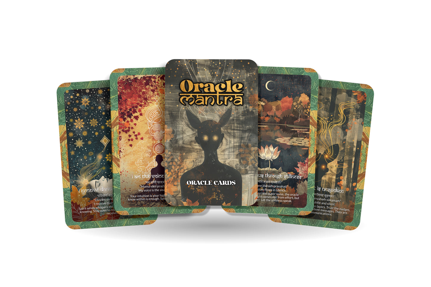 Oracle Mantra – A Divine Message Oracle Deck – 22 Oracle Cards – Channeling Sacred Truths