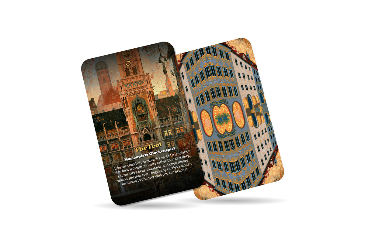 The Tarot of Munich – A Bavarian Heritage Tarot Deck – 22 Tarot Cards – Alpine Traditions and Germanic Spirit