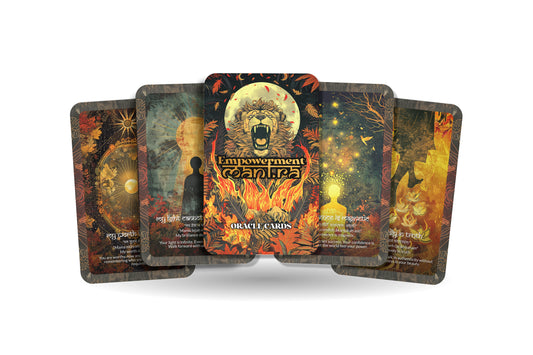 Empowerment Mantra – A Soul Strength Oracle Deck – 22 Oracle Cards – Rise into Your Full Potential