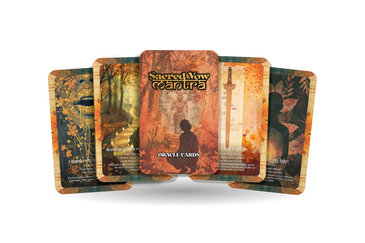 Sacred Vow Mantra – A Soul Commitment Oracle Deck – 22 Oracle Cards – Honoring Promises of the Heart