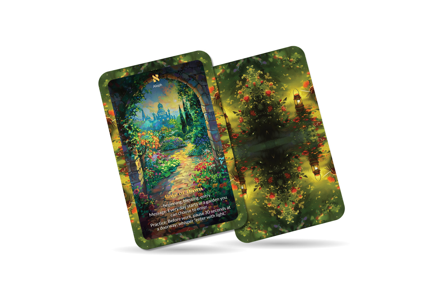 The Garden of the Souls Oracle – 22 Oracle Cards – Walk Among Living Teachings