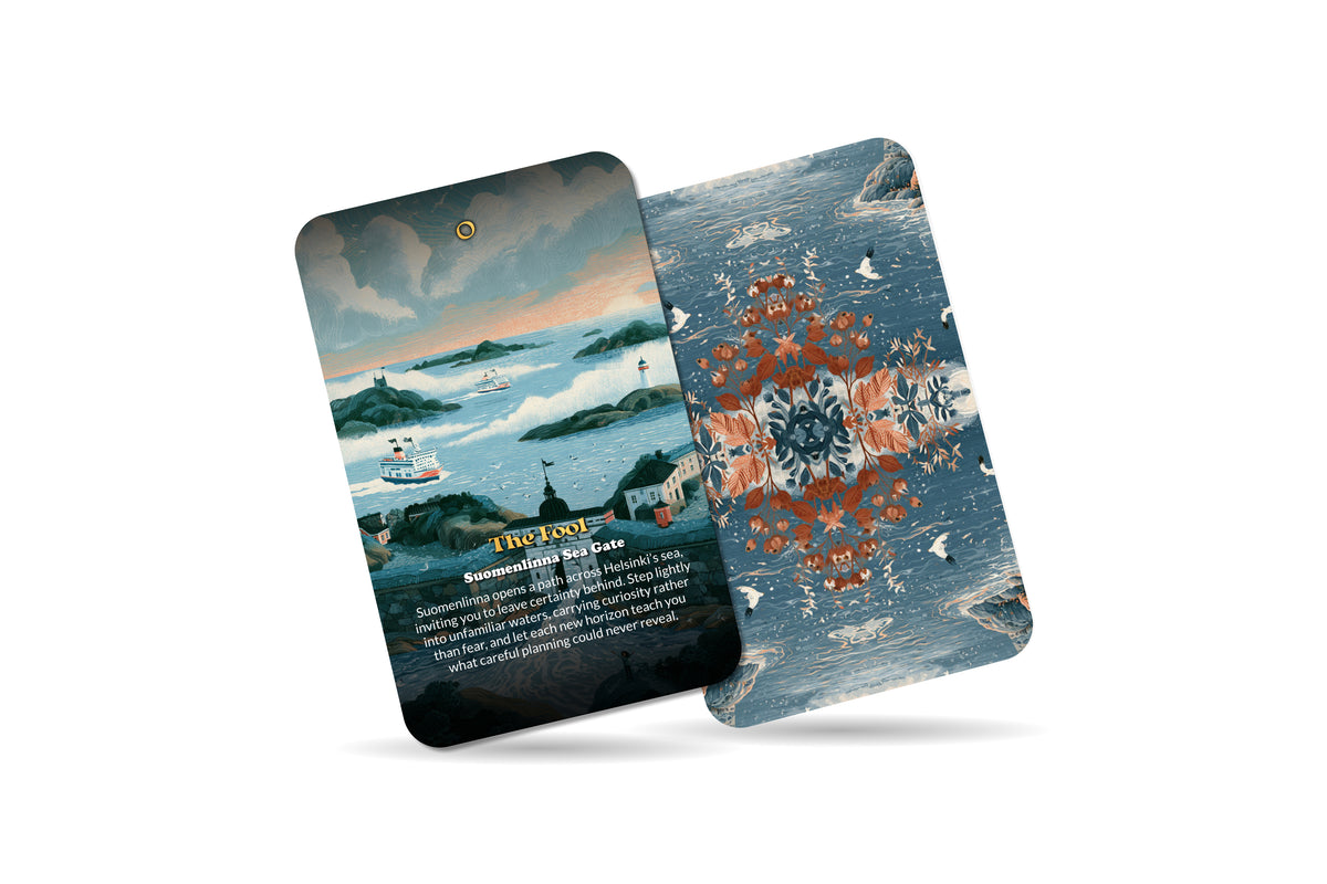 The Tarot of Helsinki – A Nordic Nature Tarot Deck – 22 Tarot Cards – Forests, Sea, and Finnish Mysticism