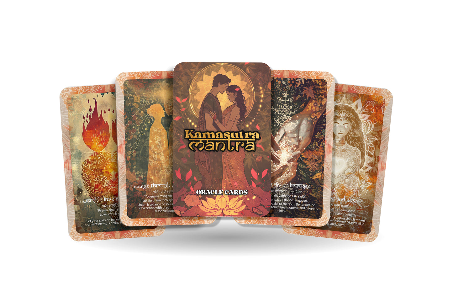 Kamasutra Mantra – A Sacred Pleasure Oracle Deck – 22 Oracle Cards – The Art of Divine Union