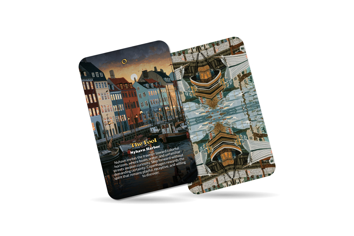 The Tarot of Copenhagen – A Nordic Heritage Tarot Deck – 22 Tarot Cards – Sea Legends and Scandinavian Spirit