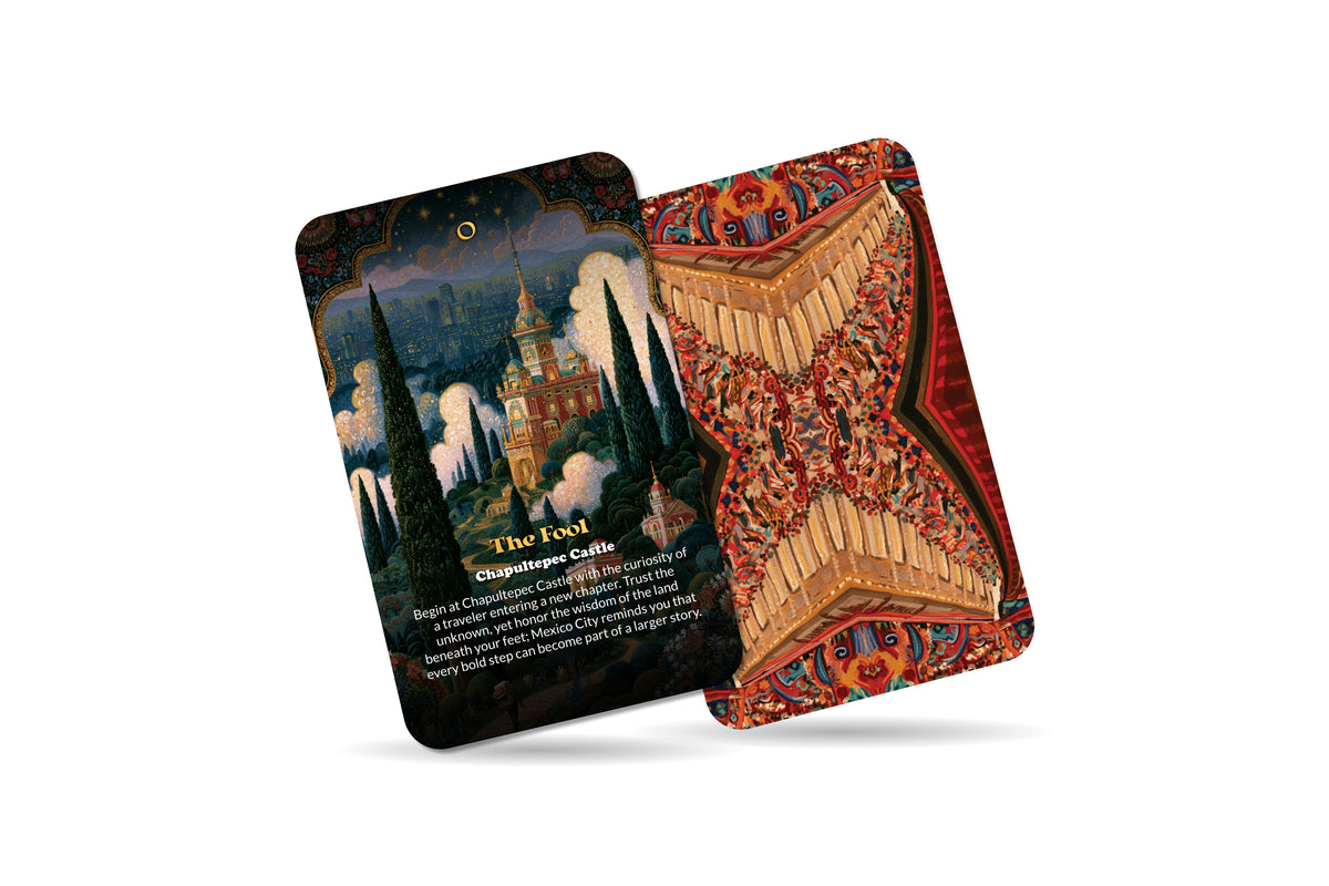 The Tarot of Mexico City – An Aztec Heritage Tarot Deck – 22 Tarot Cards – Ancient Gods and Modern Mysteries